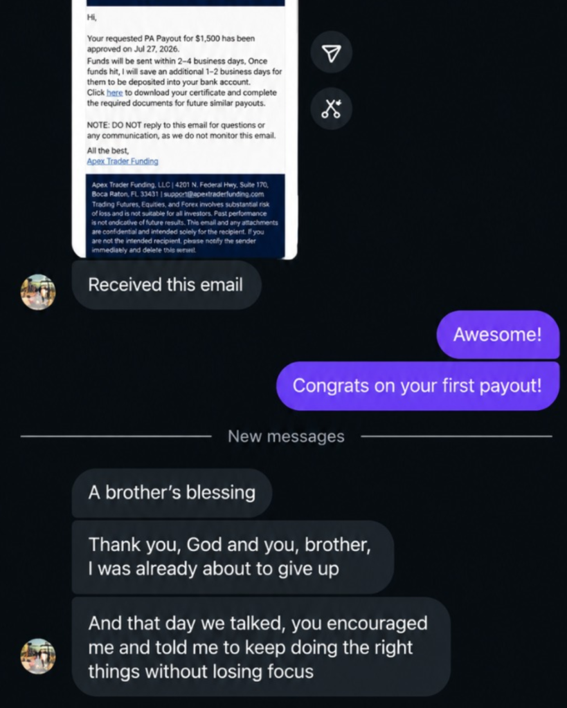 Original testimonial from Daniel Caldas